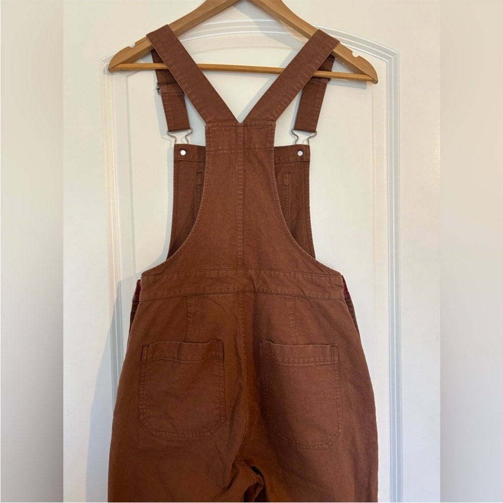 BRIDGE & BURN ROSCOE OVERALL - TERRACOTTA
high waist wide leg Sz 26 overall - Picture 9 of 12